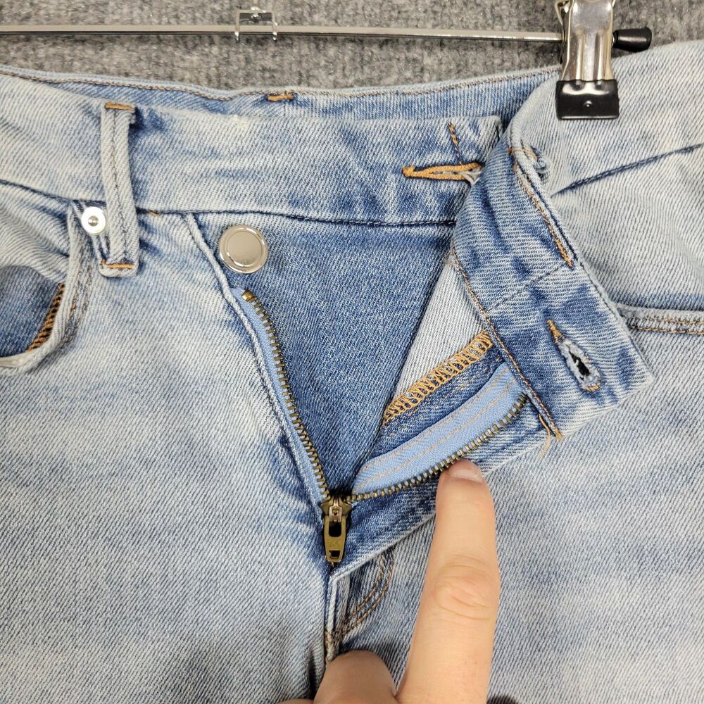 GOOD AMERICAN Good Curve Crossover Skinny Stretch Denim Blue Jeans SIZE 8 / 29 - Picture 5 of 14